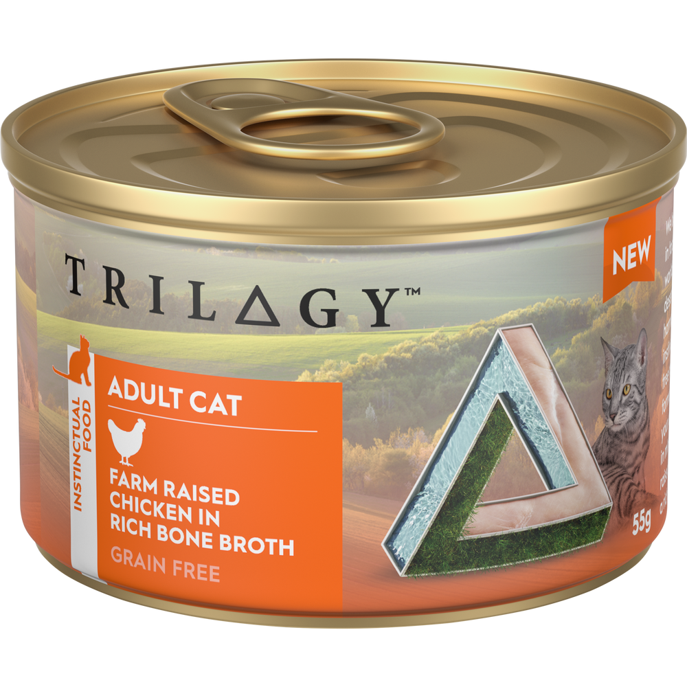 Trilogy Cat Wet Chicken in Bone Broth 85g