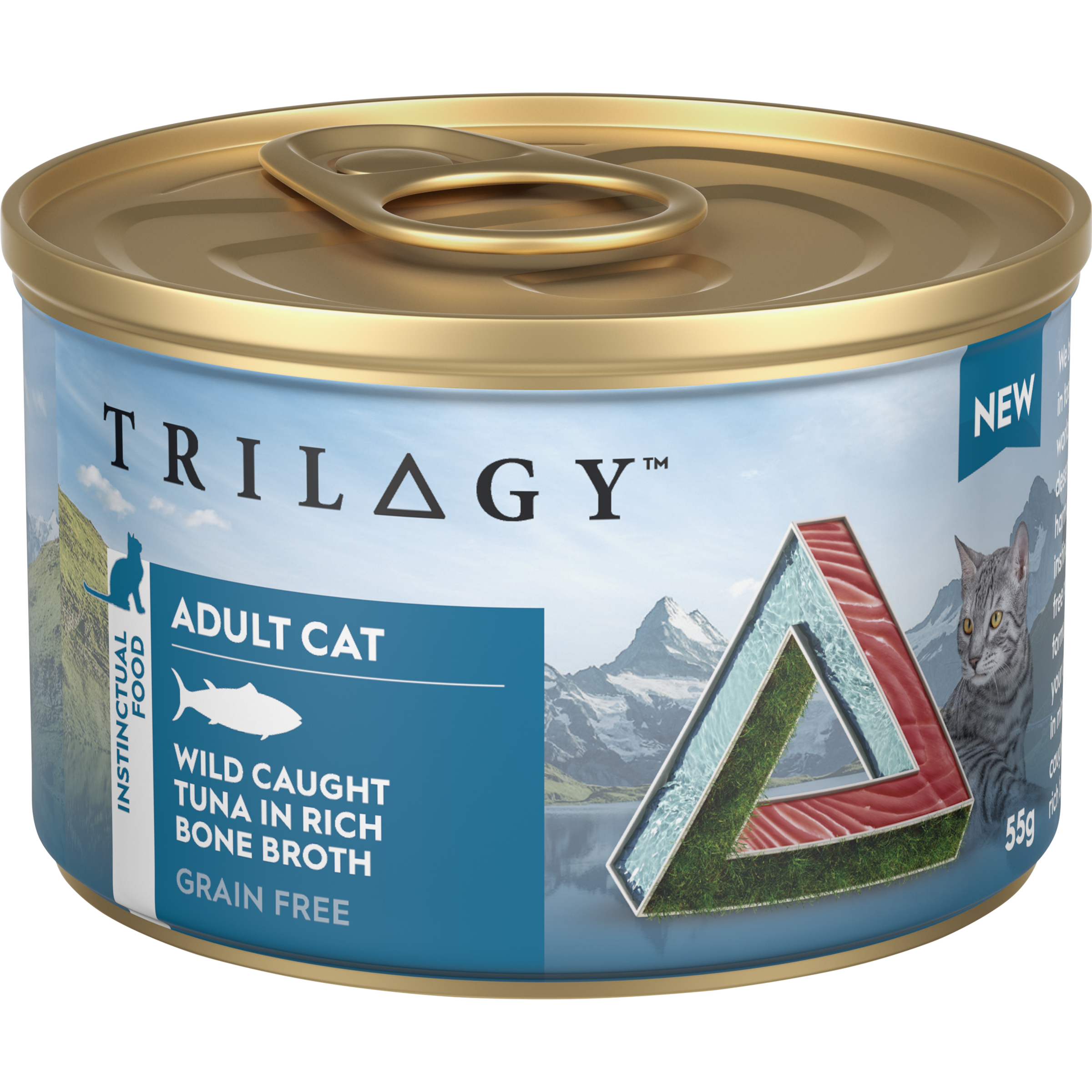 Trilogy Cat Wet Tuna in Bone Broth 85g