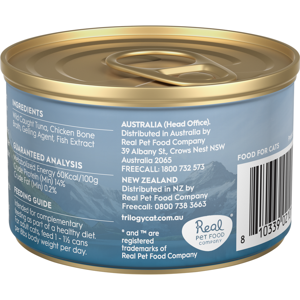 Trilogy Cat Wet Tuna in Bone Broth 85g