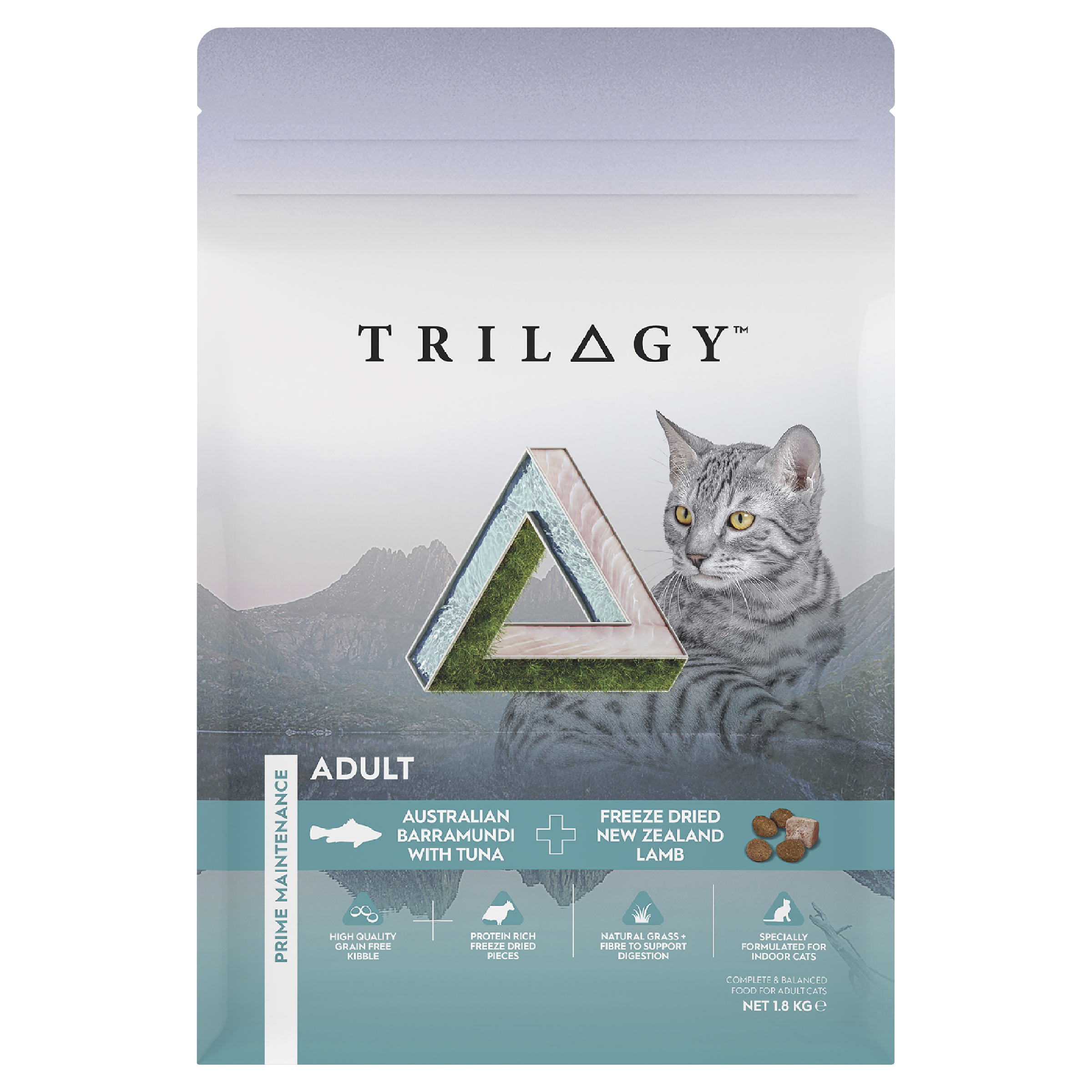 Trilogy GF Dry Adult Cat - Barramundi 1.8kg