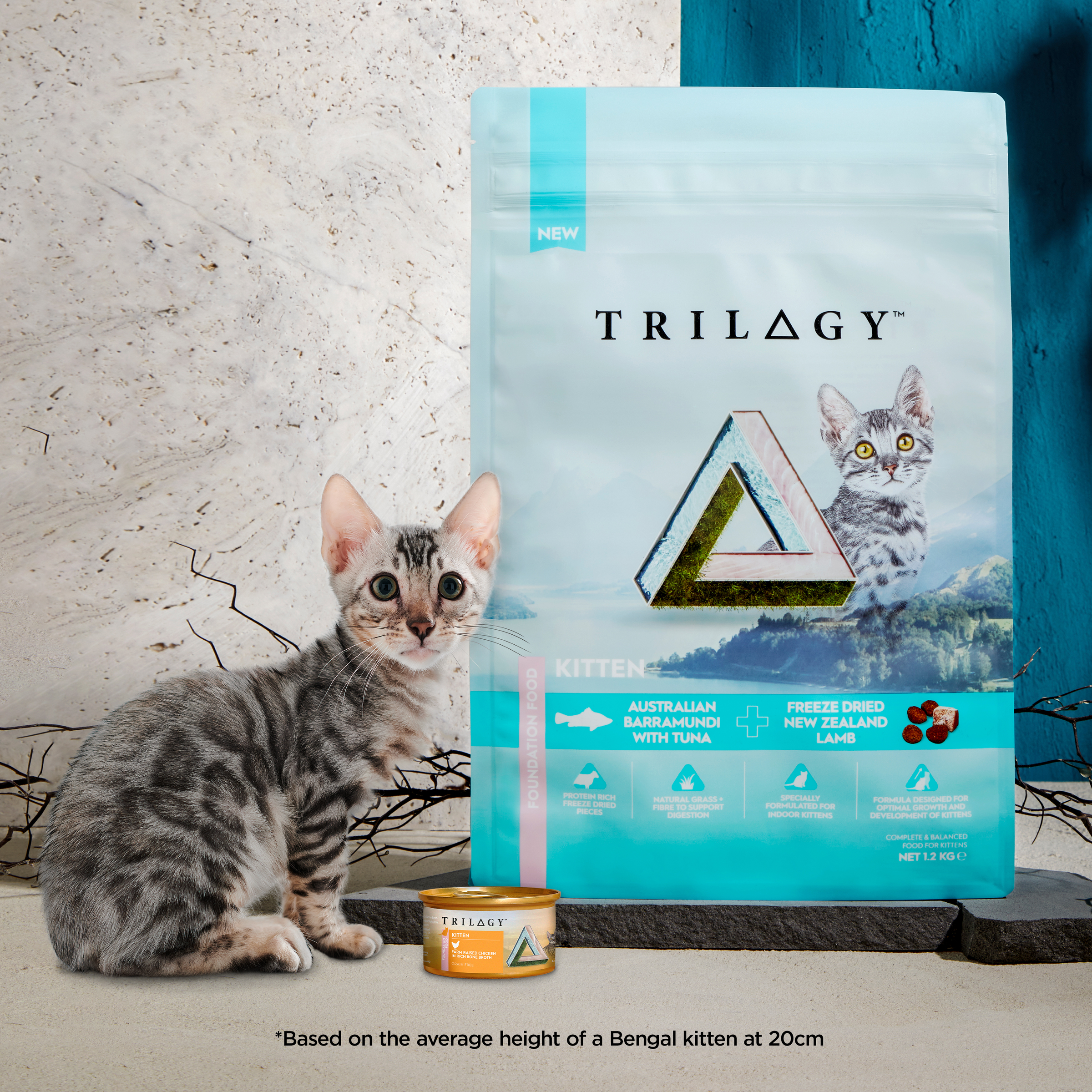 Trilogy GF Dry Adult Cat - Barramundi 1.8kg