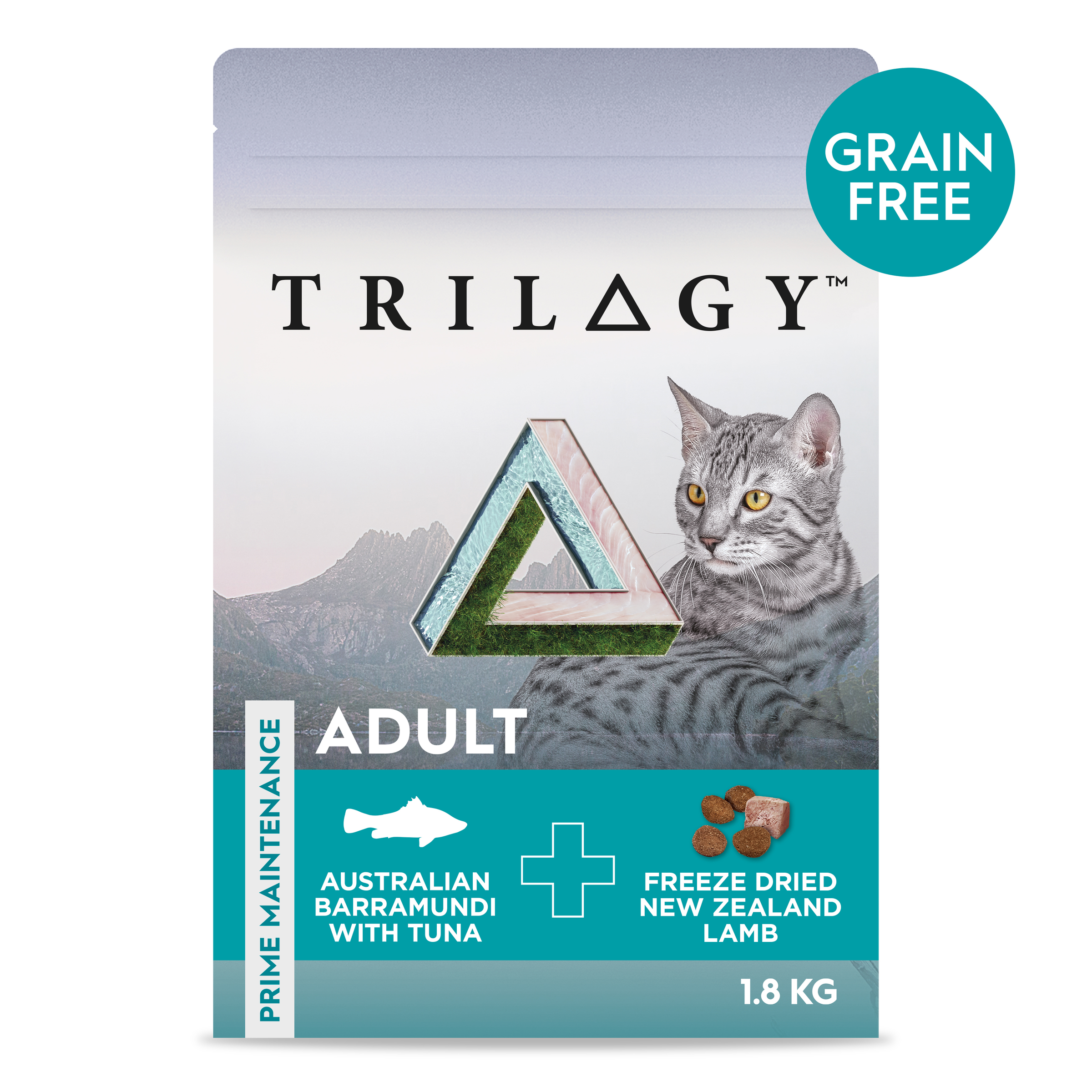 Trilogy GF Dry Adult Cat - Barramundi 1.8kg