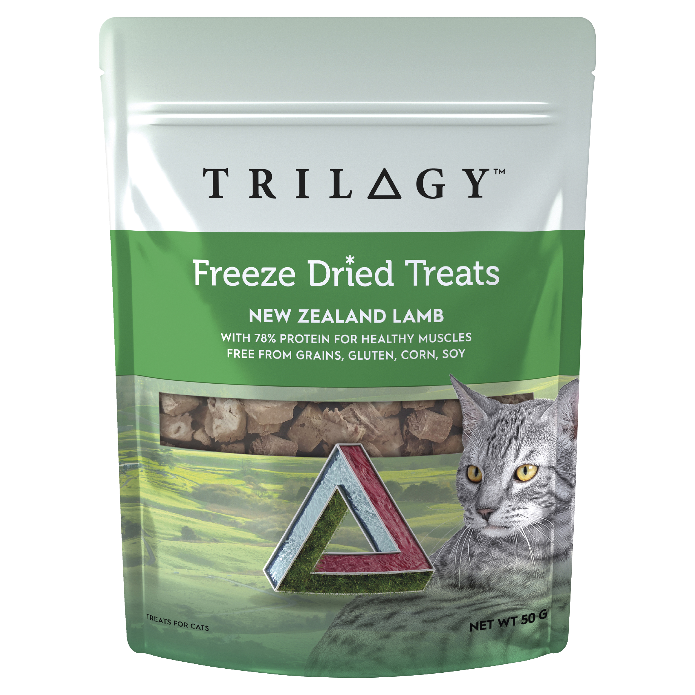 Trilogy Freeze Dried Cat Treats NZ Lamb pieces 50g