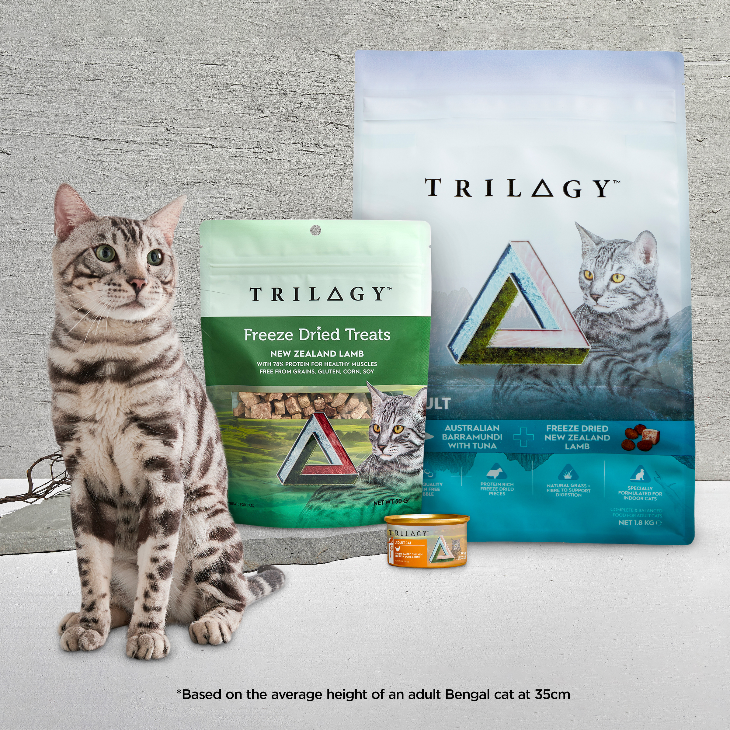 Trilogy Freeze Dried Cat Treats NZ Lamb pieces 50g