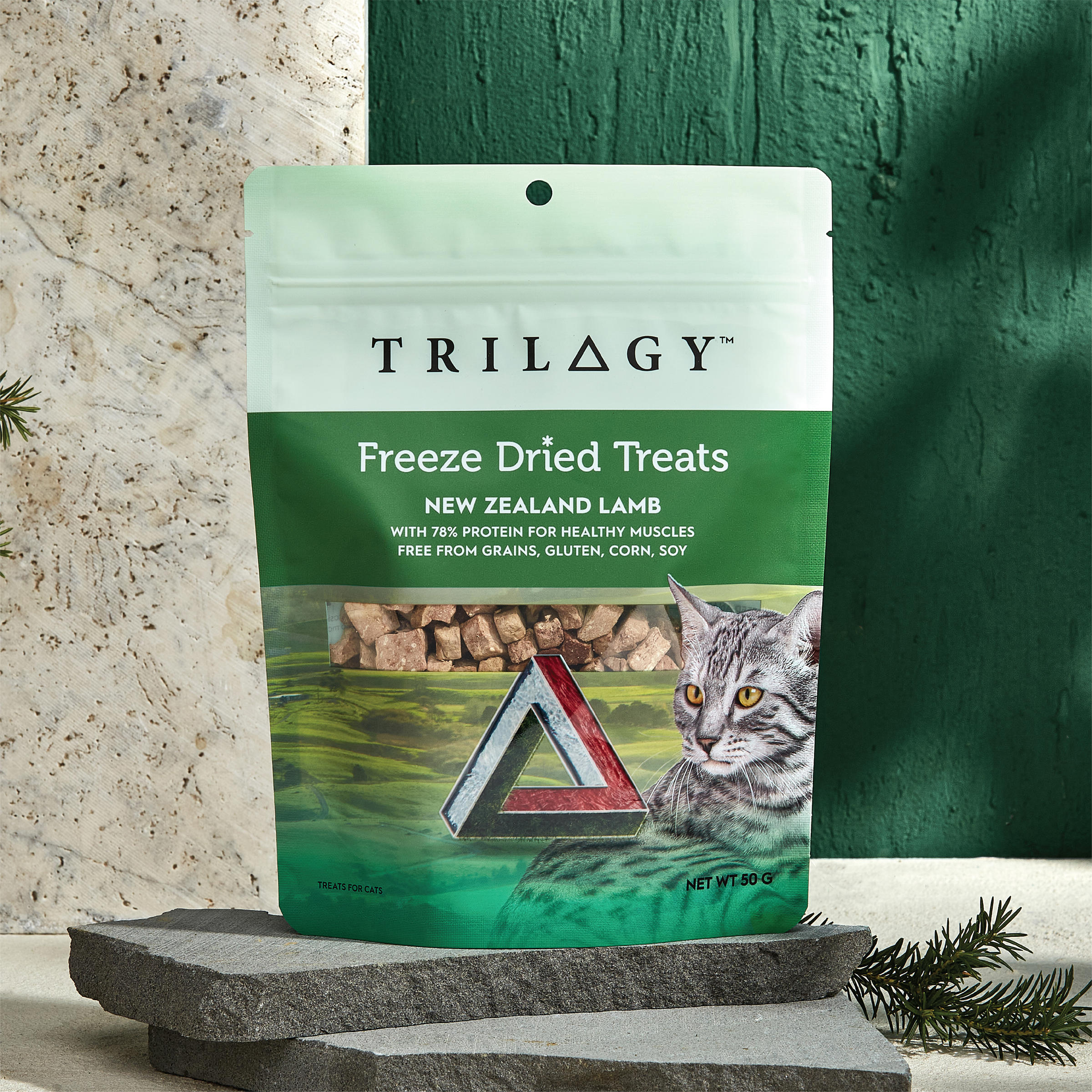 Trilogy Freeze Dried Cat Treats NZ Lamb pieces 50g