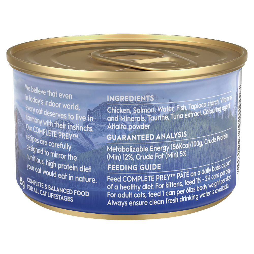 Trilogy Cat Wet Complete Prey Pate Salmon 85g